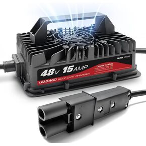 15 Amp 48 Volt Golf Cart Battery Charger for Yamaha G19-G22 Carts