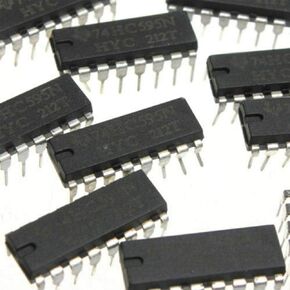 غمب بقالة 20 قطعة 2.0 ~ 6.0 فولت TOP SN74HC595N 74HC595 8 بت التحول تسجيل DIP-16 IC