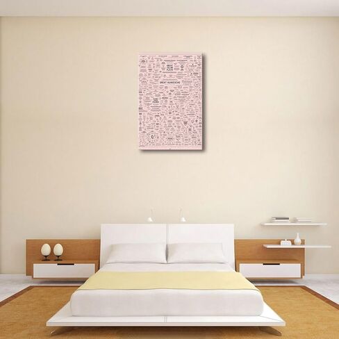 Generic The Great Awakening Map poster canvas print 24x36inch Unframed in Saudi Arabia