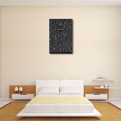 Generic The Great Awakening Map poster canvas print 24x36inch Unframed in Saudi Arabia