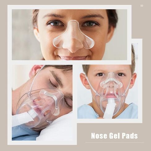 وسادة جل للأنف من Healifty CPAP أثناء النوم ووسادة حماية الأنف من جل السيليكون لتخفيف آلام جسر الأنف لجهاز CPAP - (أبيض) in Saudi Arabia