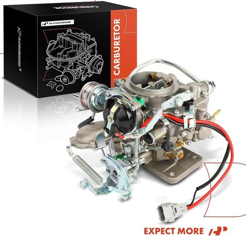 مكربن ​​A-Premium 2 برميل متوافق مع Toyota Corolla 1987 1988 1989 1990 1991 1.6L، استبدال #2110016540، خنق كهربائي in Saudi Arabia