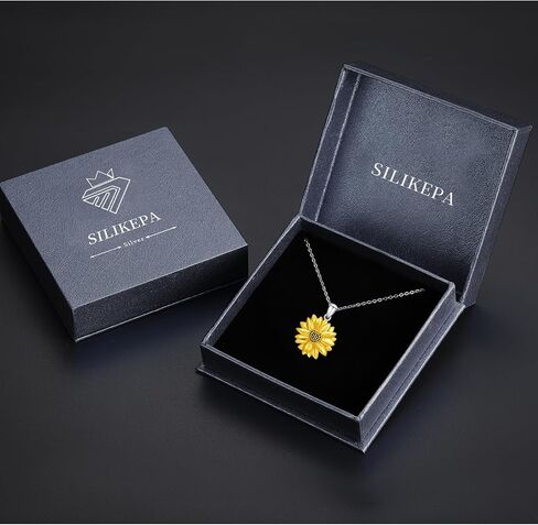 Sunflower Necklace for Women Girls 925 Sterling Silver You Are My Sunshine Necklace Flower Necklace Sun Necklace Sunflower Jewelry Gift for Women Girls Sunflower Lovers in Saudi Arabia