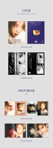 Park JI Hoon - Blank or Black (7th Mini Album) CD+Folded Poster (Veiled Black ver. / CD Only, No Poster) in Saudi Arabia