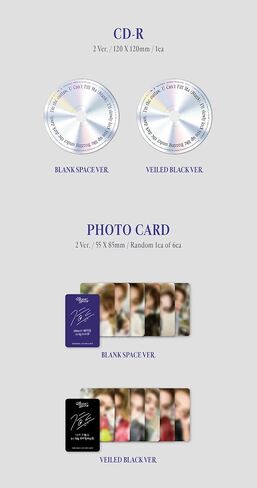 Park JI Hoon - Blank or Black (7th Mini Album) CD+Folded Poster (Veiled Black ver. / CD Only, No Poster) in Saudi Arabia