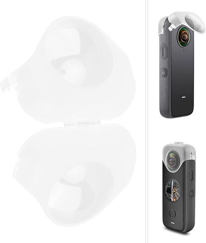 عدسة Hilitand لجهاز Insta360 One X2، غطاء عدسة كاميرا الحركة البانورامية واقي عدسة مضاد للسقوط ومضاد للخدش in Kuwait
