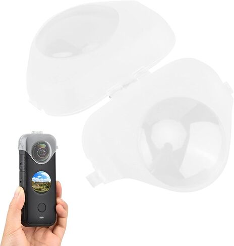 عدسة Hilitand لجهاز Insta360 One X2، غطاء عدسة كاميرا الحركة البانورامية واقي عدسة مضاد للسقوط ومضاد للخدش in Kuwait