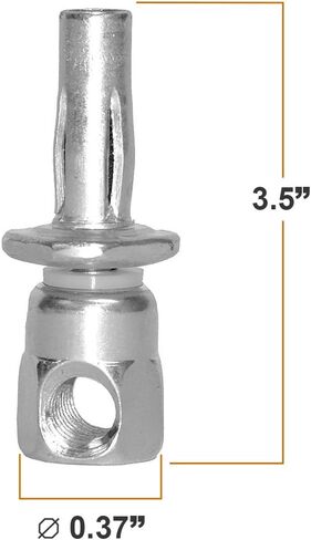 Sammys 8293957-25 SWXP 35 3/8" برغي أفقي جانبي X-Press لـ Purlin مصمم لشماعات الأنابيب، لا يتطلب الحفر المسبق، يوفر الوقت، لمسة نهائية من الصلب الكهربائي والزنك (25 عبوة)، عبوة من 25 قطعة، 25 قطعة in Kuwait
