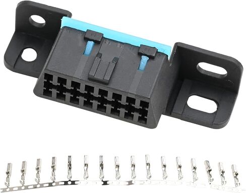 obd2 16 دبوس أنثى موصل ثابت تسخير أنثى مجمعة التوصيل داش ميناء (حزمة من 2) in Kuwait