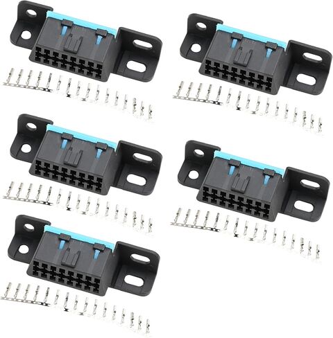 obd2 16 دبوس أنثى موصل ثابت تسخير أنثى مجمعة التوصيل داش ميناء (حزمة من 2) in Kuwait