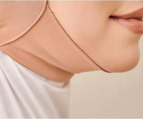 Solid Color 5- Pack Full Cover Inner Hijab Cap. Under Scarf Cap for Muslim Women. Dark Gray,Gray,Black, Coffee and Beige Color Inner Hijab Cap… in Kuwait