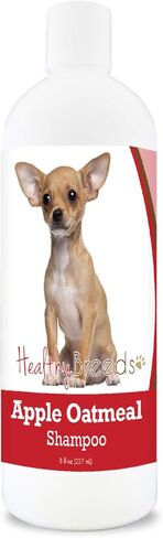 Healthy Breeds Chihuahua Apple Oatmeal Dog Shampoo - All Natural, Tearless & Hypoallergenic Cleanser & Conditioner - Best for Dry, Itchy or Irritated Skin - 8 oz in Saudi Arabia
