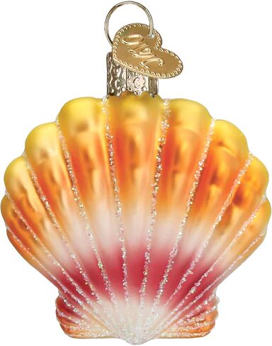 Old World Christmas Sunrise Shell Glass Blown Ornament for Christmas Tree in Kuwait