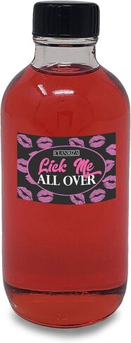 زيت عطري Lick Me All Over زيت طبيعي معطر حلو - زيت عطري عالي الجودة بسعر معقول - زجاجات بوسطن الزجاجية الشفافة مع غطاء أسود - (لفة 1/2 أونصة) in Kuwait