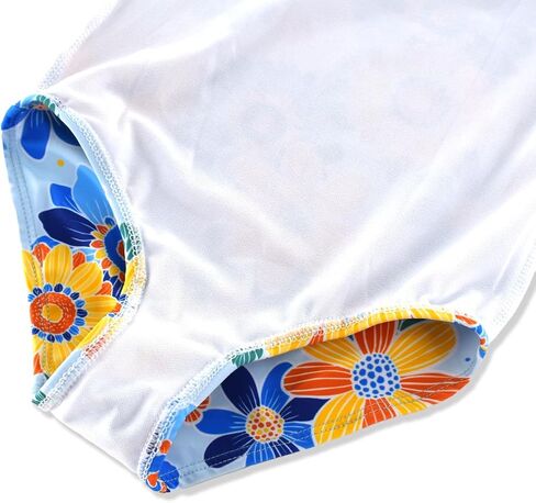 Girls One Piece Swimsuit Quick Dry Beach Suit Kids Colorful Swimwear 2-8Years in Saudi Arabia