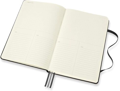 Moleskine PRO Project Planner، غلاف صلب، مقاس XL (7.5 بوصة × 9.5 بوصة)، أسود، 288 صفحة in Saudi Arabia