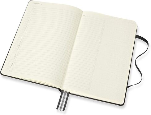 Moleskine PRO Project Planner، غلاف صلب، مقاس XL (7.5 بوصة × 9.5 بوصة)، أسود، 288 صفحة in Saudi Arabia