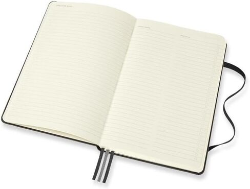 Moleskine PRO Project Planner، غلاف صلب، مقاس XL (7.5 بوصة × 9.5 بوصة)، أسود، 288 صفحة in Saudi Arabia