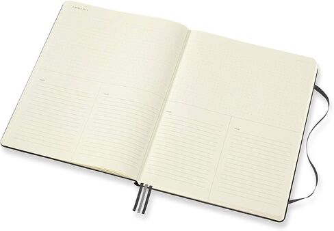 Moleskine PRO Project Planner, Hard Cover, XL (7.5" x 9.5") Black, 288 Pages in Saudi Arabia