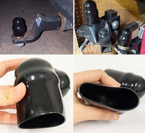 غطاء كرة وصلة مقطورة مقاوم للماء - غطاء واقي كرة القطر للمركبات الترفيهية والقوارب والشاحنات والقافلة، 2 5/16 بوصة in Kuwait