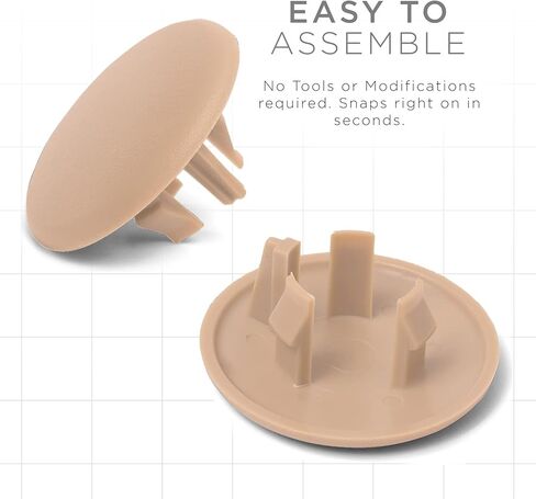 غطاء غطاء مسند الذراع لمركبات مختارة من جنرال موتورز - يستبدل مسمار تقليم مقبض المقعد الخلفي الأيسر أو الأيمن 15279691 - رمادي in Kuwait