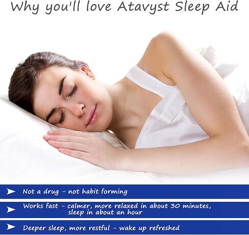 مساعد النوم للبالغين - يدعم الاسترخاء والتهدئة والنوم - جذر فاليريان، إل-ثيانين، الميلاتونين وGABA - يتضمن مستخلصات البابونج، زهرة العاطفة، بلسم الليمون والجنجل in Kuwait