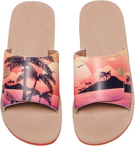 UIN Men's Flip Flops Thong Sandals Beach Summer Casual Art Painted Travel Comfort Slippers Blanes in Saudi Arabia