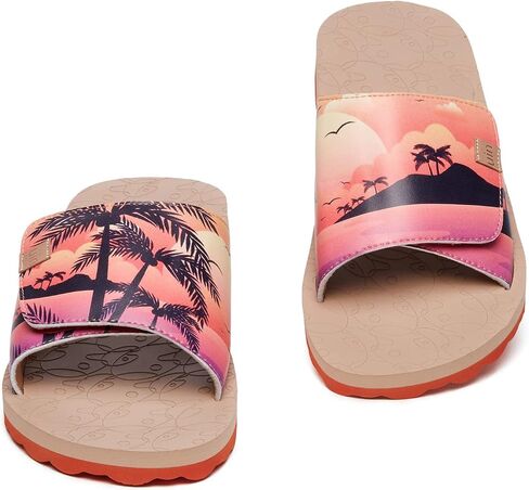 UIN Men's Flip Flops Thong Sandals Beach Summer Casual Art Painted Travel Comfort Slippers Blanes in Saudi Arabia