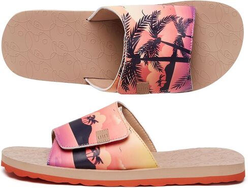 UIN Men's Flip Flops Thong Sandals Beach Summer Casual Art Painted Travel Comfort Slippers Blanes in Saudi Arabia