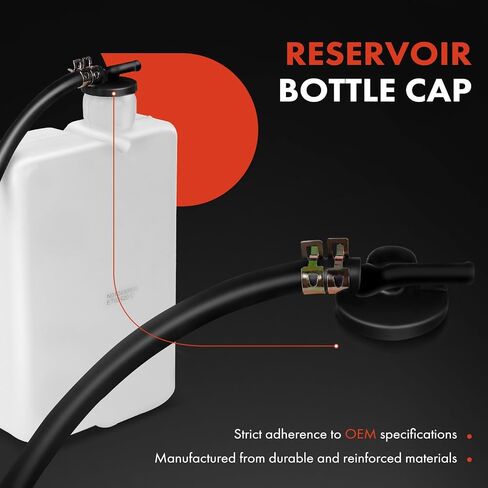 A-Premium Engine Coolant Overflow Recovery Expansion Tank with Cap Compatible with Toyota 4Runner 1996-2002, with Hose, Replace# 1647075030 in Saudi Arabia