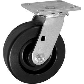 CasterHQ- 6" X 2" INCH Swivel Caster - PHENOLIC Wheel - 1,250 LBS Capacity