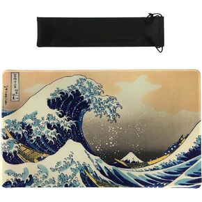 TCG Playmat 24 x 14 Inches, Non-Slip Rubber Trading Card Game Playmats with Storage Bag, Water
