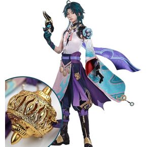 KIRA KIRA Game Genshin Impact Xiao Cosplay Costume Doki-SR Xiao Cosplay Costumes Halloween Outfits for Men Women