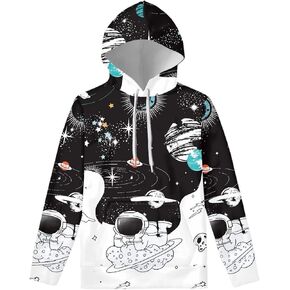 HUGS IDEA Men Hoodies Pullover Tops Long Sleeve Sweatshirt S-6XL