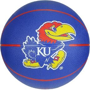 adidas NCAA Kansas Jayhawks Official Men's Team Logo and Colors Basketball, Size 7