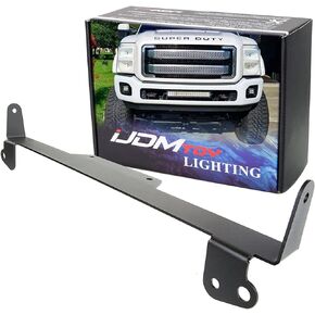 iJDMTOY 20-22 Inches Straight LED Light Bar Lower Bumper Grill Opening Mounting Bracket Compatible with 2011-2016 Ford F-250 F-350 F-450