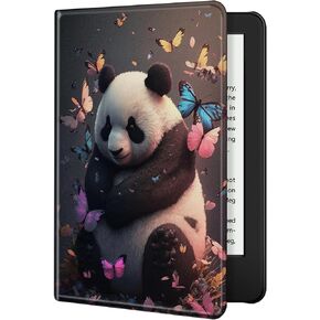 Case for 6" All-New Kindle 11th Generation 2022 Release PU Leather Smart Stand Cover with Auto Wake Sleep, Soft TPU Back Cover for Basic Kindle 2022, Bee Flower