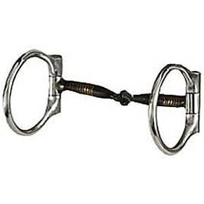 Western SS Sweet Iron Snaffle D-Ring Bit