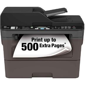 Brother MFC-L2820DW Wireless Compact Monochrome All-in-One Laser Printer with Copy, Scan and Fax, Duplex, Black & White | Includes Refresh Subscription Trial(1), Amazon Dash Replenishment Ready in Saudi Arabia