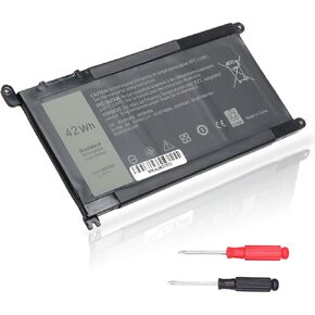 42WH WDX0R Laptop Battery for DELL Inspiron 13 5368 5378 5379 15 7579 5565 5567 5568 5578 7560 15 5000 7000 Series 17 5765 5767 5770 5775 P58F P66F P75F 3CRH3 FC92N