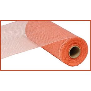 Coral Non Metallic 10 Inch x 30 Feet, Deco Poly Mesh, The Coral Color adds a pop of Brightness and Warmth, While The Non-Metallic Finish adds a Soft Touch.