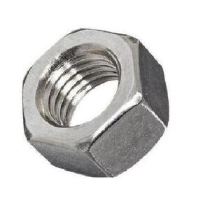 Small Parts FSC38LHNZ Steel Hex Nut, Zinc Plated Finish, Grade 2, ASME B18.2.2, Left Hand Thread, 3/8"-16 Thread Size, 9/16" Width Across Flats, 21/64" Thick (Pack of 50)