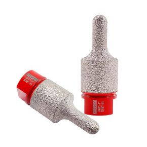 DT-DIATOOL Diamond Finger Milling Bits Diameter 4/5 inch to 1-3/8 inch for Enlarging Beveling Shaping Existing Holes of Porcelain Tile Hard Ceramic Granite Marble, with 5/8"-11 Thread