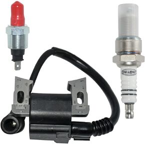 Genuine Ignition Coil fit for Honda GX630 GX660 GX690 GXV630 GXV660 GXV690R,Repalce Parts 30500-Z6L-043 with Solenoid Valve&Spark Plug