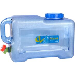 Yinuoday 2.6 Gallon Water Containers, BPA-Free Camping Water Storage Jug Drink Dispenser with Spigot, Water Canteen for Outdoor Camping Hiking Picnic Hunting