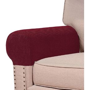 ADPON Stretch Armrest Covers Spandex Arm Covers for Chairs Couch Sofa Armchair Slipcovers for Recliner Sofa (Set of 2,Deep Teal)