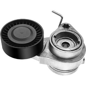 A-Premium Belt Tensioner Assembly with Pulley Compatible with BMW 740i 745i 745Li 760i 760Li X5 2002-2006, V8 4.4L 4.8L, V12 6.0L, Replace# 11287549589, 11287505566