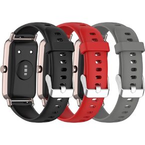 Chofit Soft Silicone Band Compatible with Amzhero D26/SHANG WING LYNN2 for Women Men,Quick Release Wristbands Replacement Strap for Amzhero D26 Bands Accessories