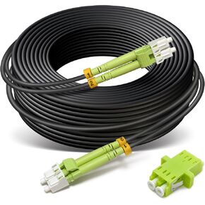 500ft/150m OD-5mm Industrial TPU OM5 Fiber Cable LC to LC Outdoor Armored in Kuwait