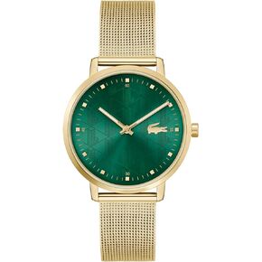 Lacoste Crocorigin Women's 2H Quartz Watch, Stainless Steel, Fashion Wristwatch, Water Resistant up to 3 ATM/30 Meters, 35mm